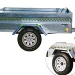 Remolque de Carga Galvanizado Serie 2000 2050 x 1360 x 440 mm | 750 kg