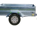 Remolque de Carga Galvanizado Serie 2000 2050 x 1360 x 440 mm | 750 kg